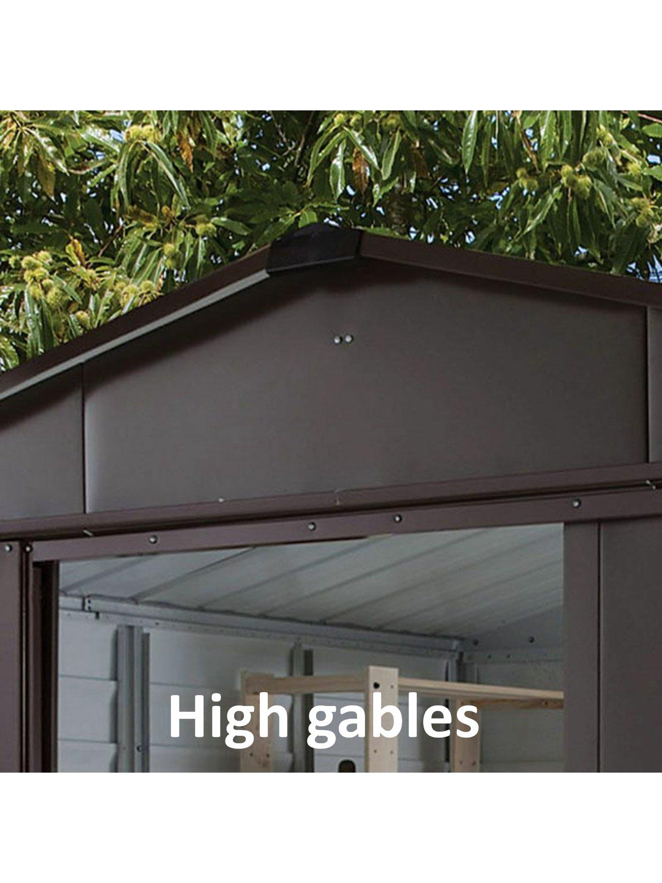  image of yardmaster-93-x-61-ft-shiplap-metal-shed