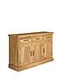  image of luxe-collection---kingston-100-solid-wood-ready-assembled-large-sideboard