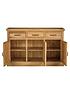  image of luxe-collection---kingston-100-solid-wood-ready-assembled-large-sideboard