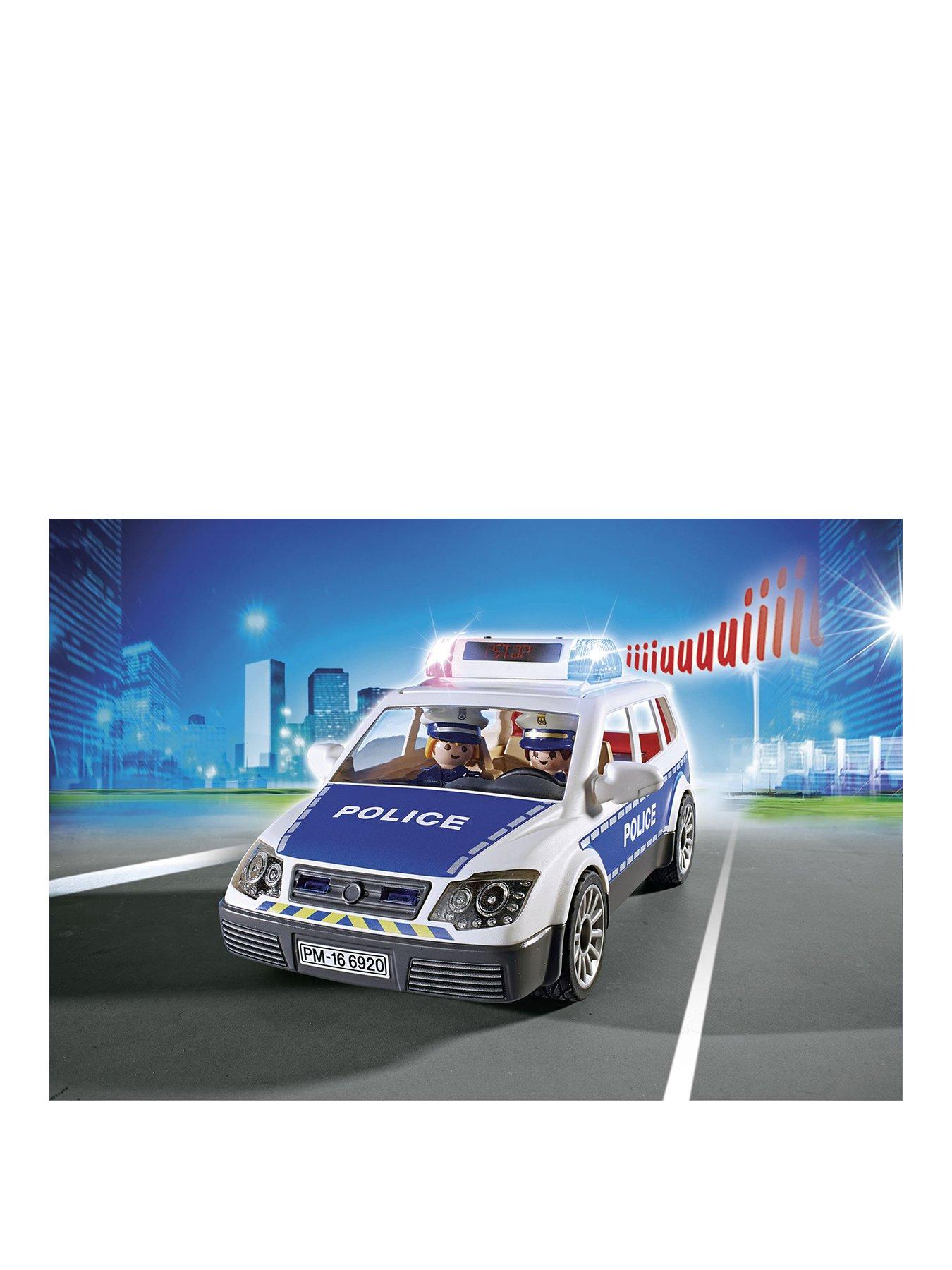 playmobil 6920 city action police squad car with lights and sound