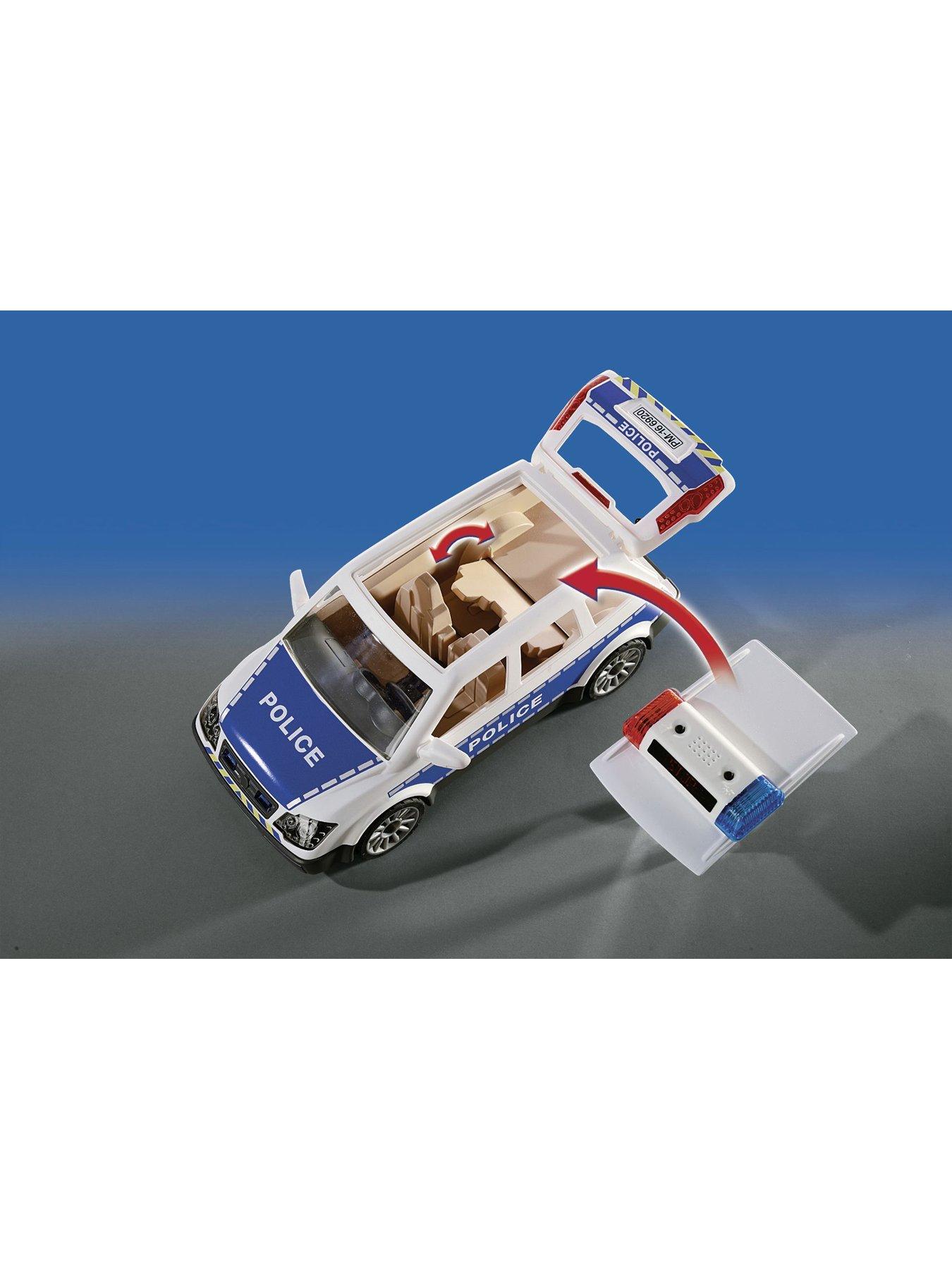 playmobil 6920 city action police squad car with lights and sound