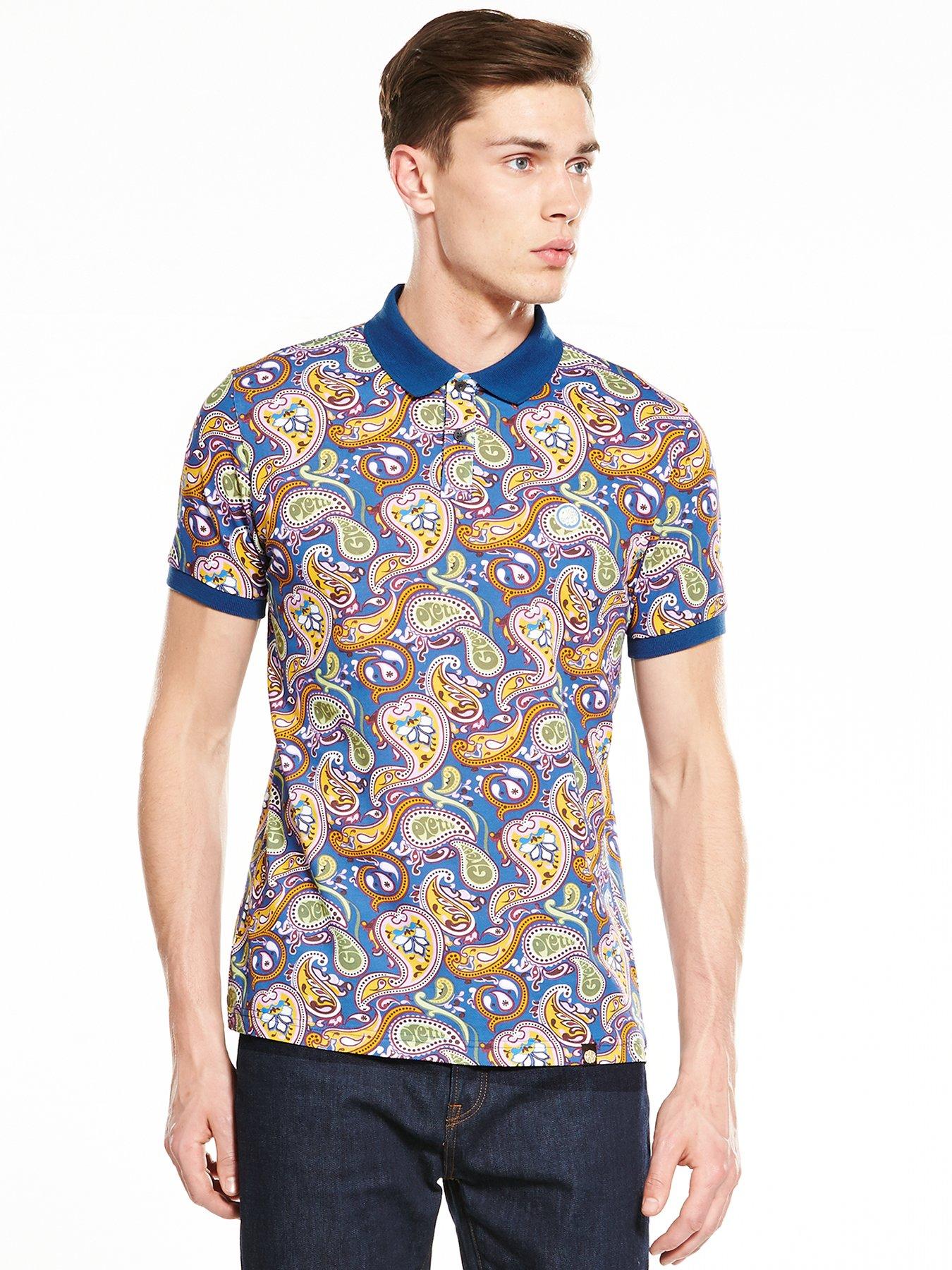 pretty green paisley polo