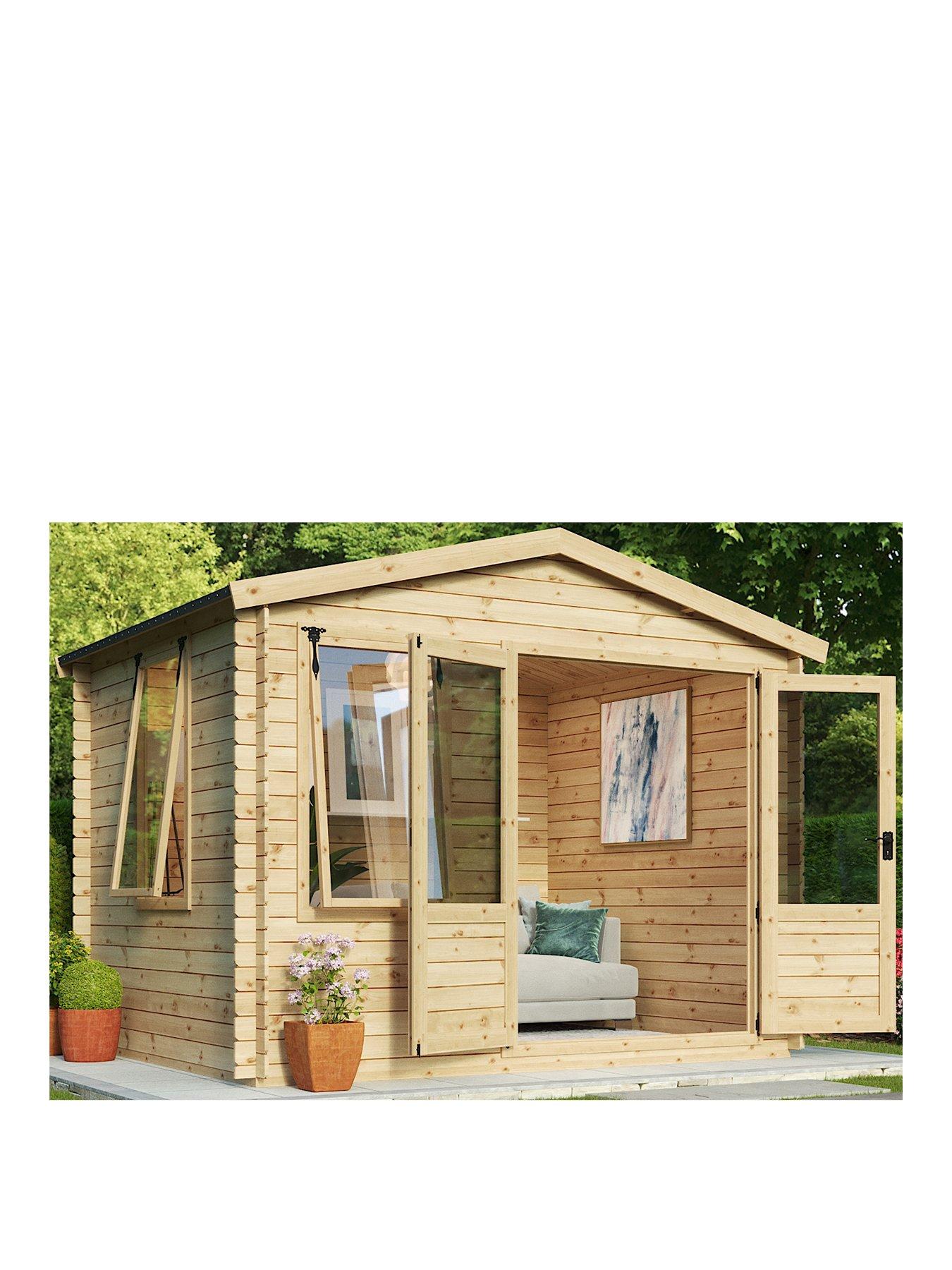 Mercia 3 3 X 3m Sherwood Log Cabin Littlewoods Com