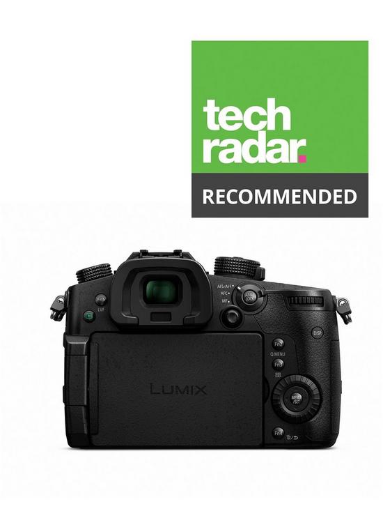 stillFront image of panasonic-dc-gh5leb-k-lumix-compact-system-mirrorless-camera-with-12-60mm-leica-lens-black