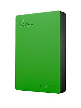 Seagate   4Tb Game Drive For Xbox One &Amp; Xbox One S - Green