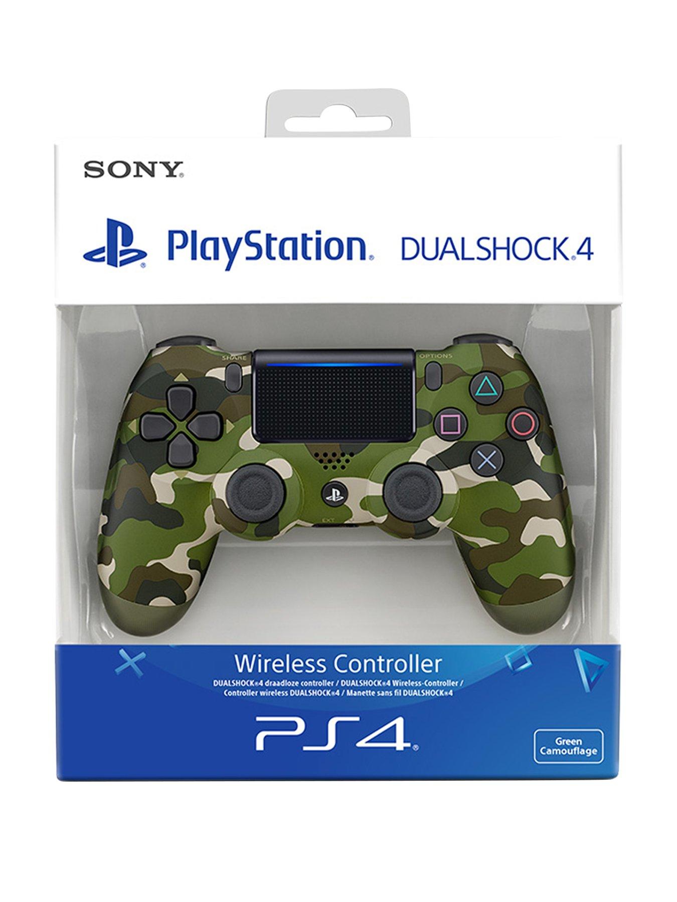 Playstation 4 DualShock 4 Wireless Controller V2 – Green Camouflage