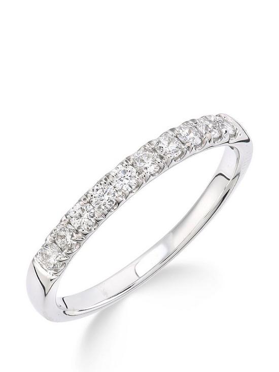 front image of love-diamond-9ct-white-gold-33-point-micro-setting-eternity-ring