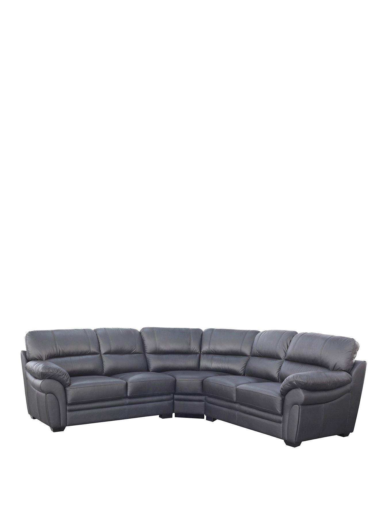 Image 1 of 3 of The Very Collection Portland Luxury Leather Corner Group