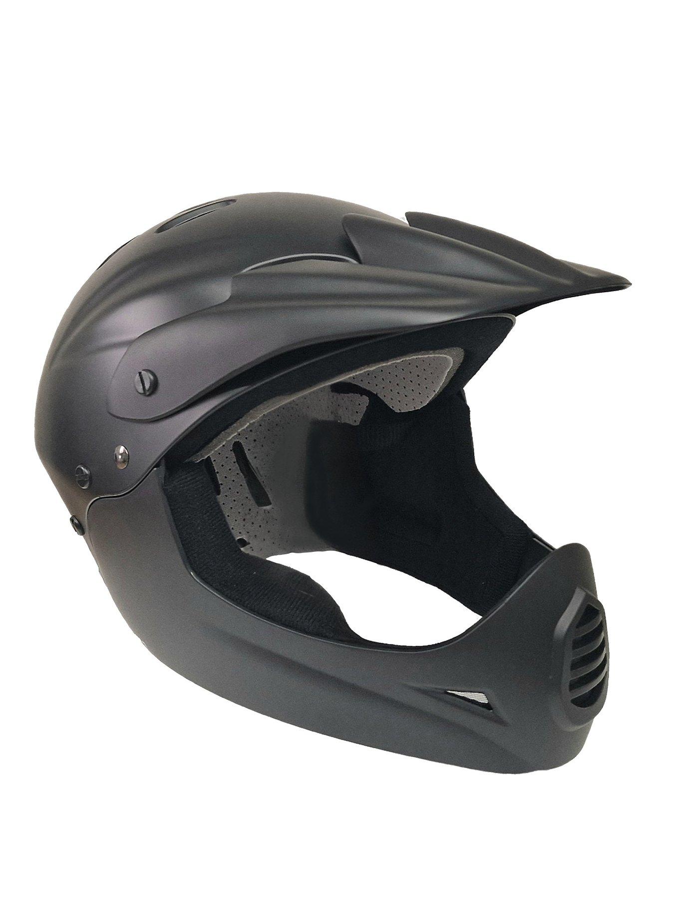 Image 1 of 7 of AWE Junior 16+ /Adult BMX/Bike Full Face Helmet -&nbsp;Black