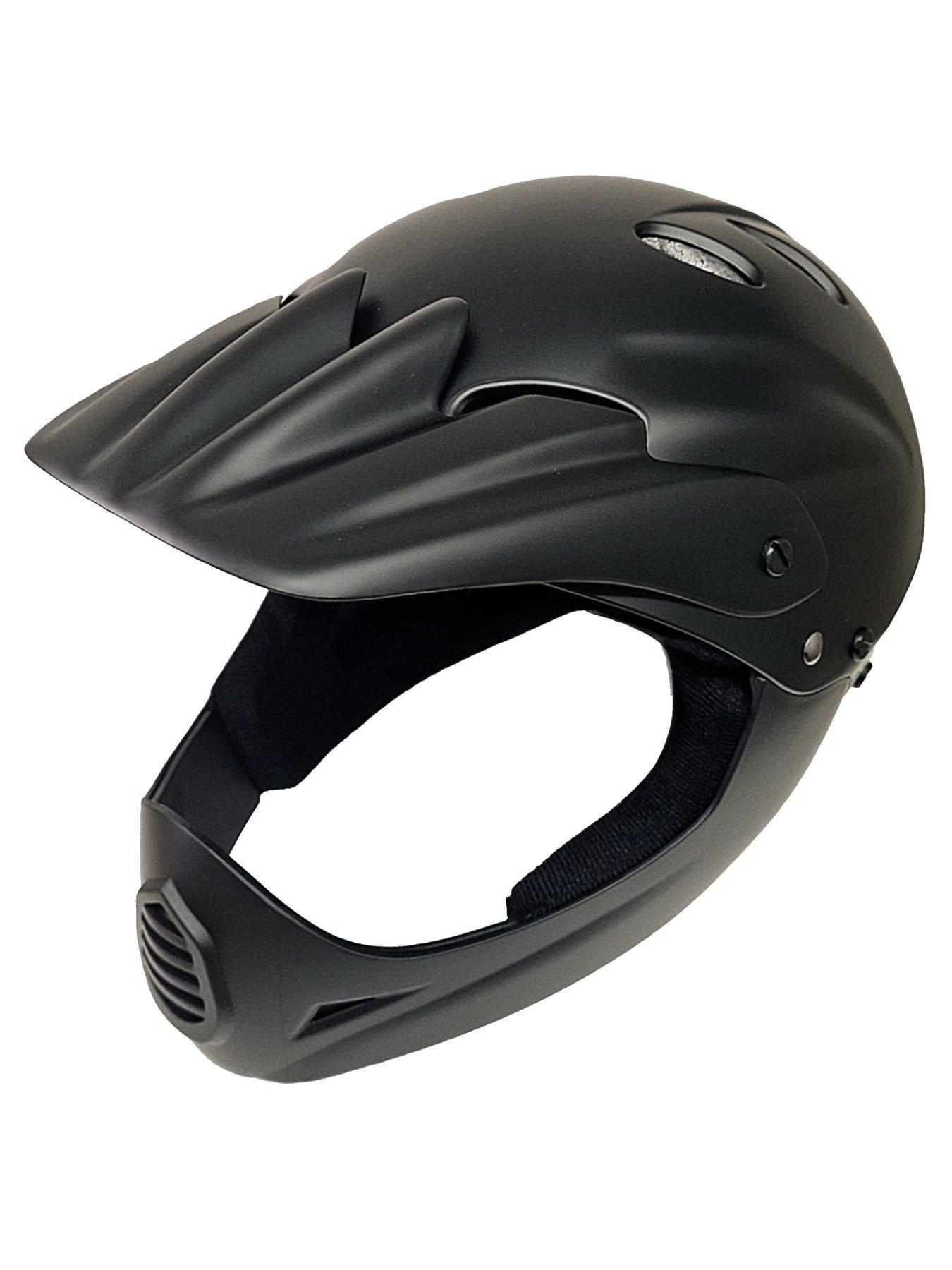 Image 5 of 7 of AWE Junior 16+ /Adult BMX/Bike Full Face Helmet -&nbsp;Black