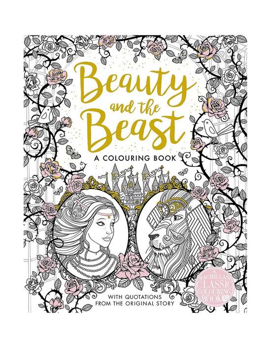 front image of beauty-and-the-beast-colouring-book