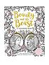  image of beauty-and-the-beast-colouring-book