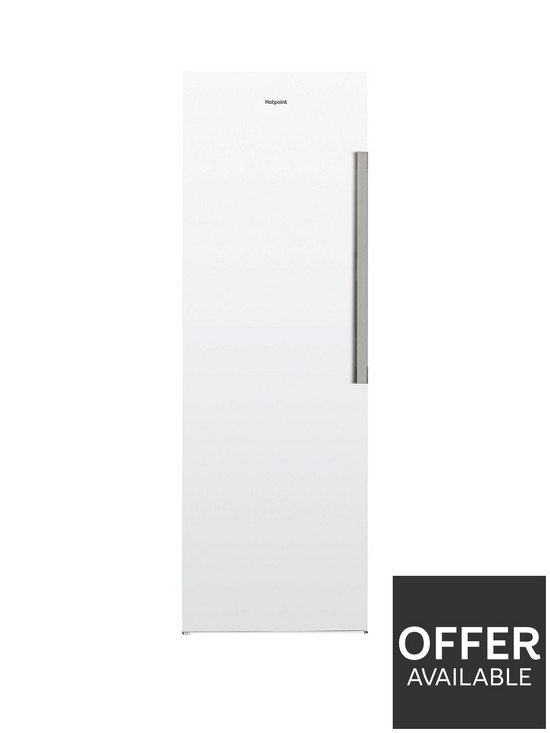 front image of hotpoint-sh61qw1-595cmnbspwide-167cmnbsptall-upright-fridge-white