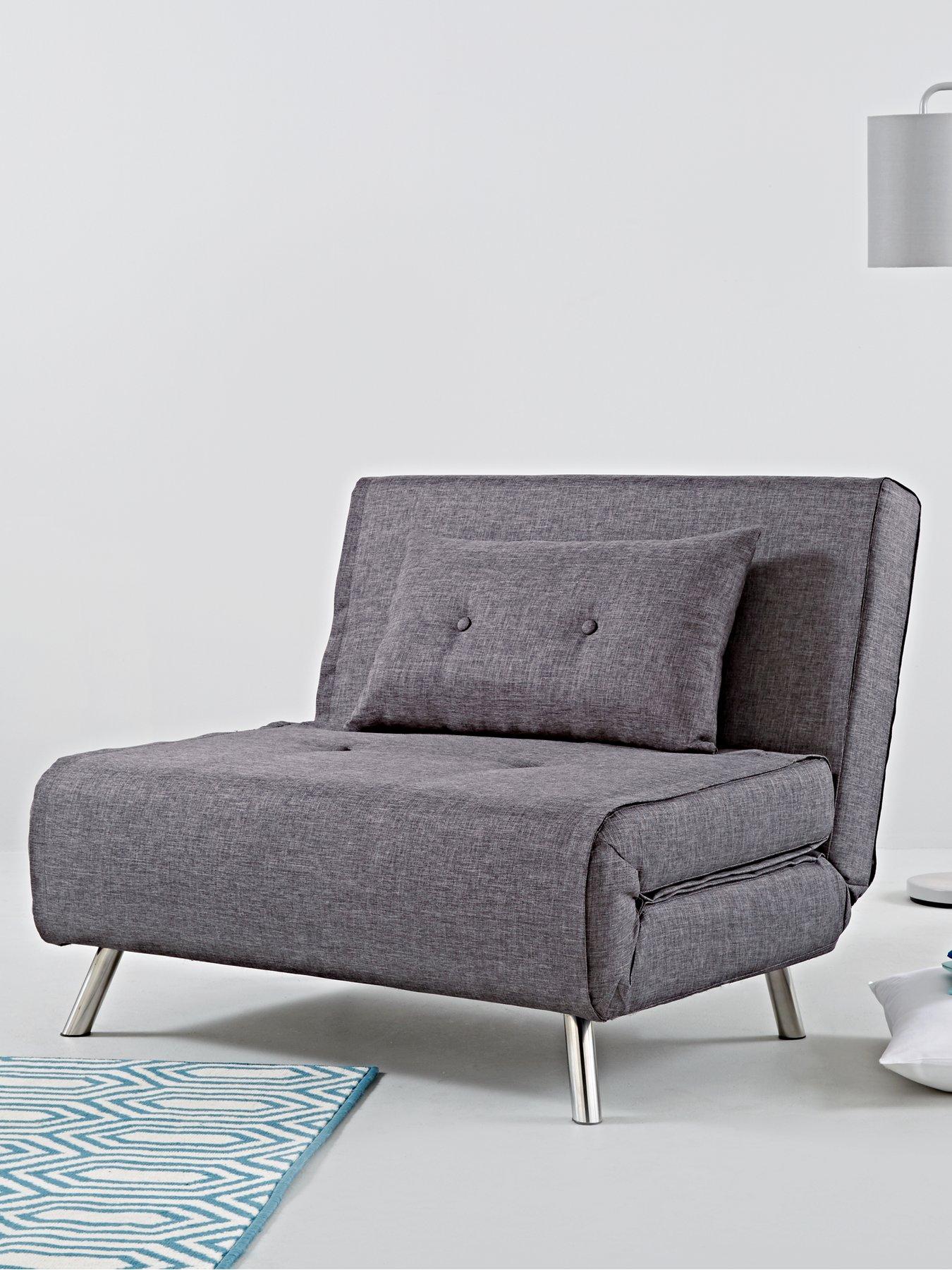 The Very Collection Rafael Fabric Sofa Bed - Charcoal - FSC® Certified