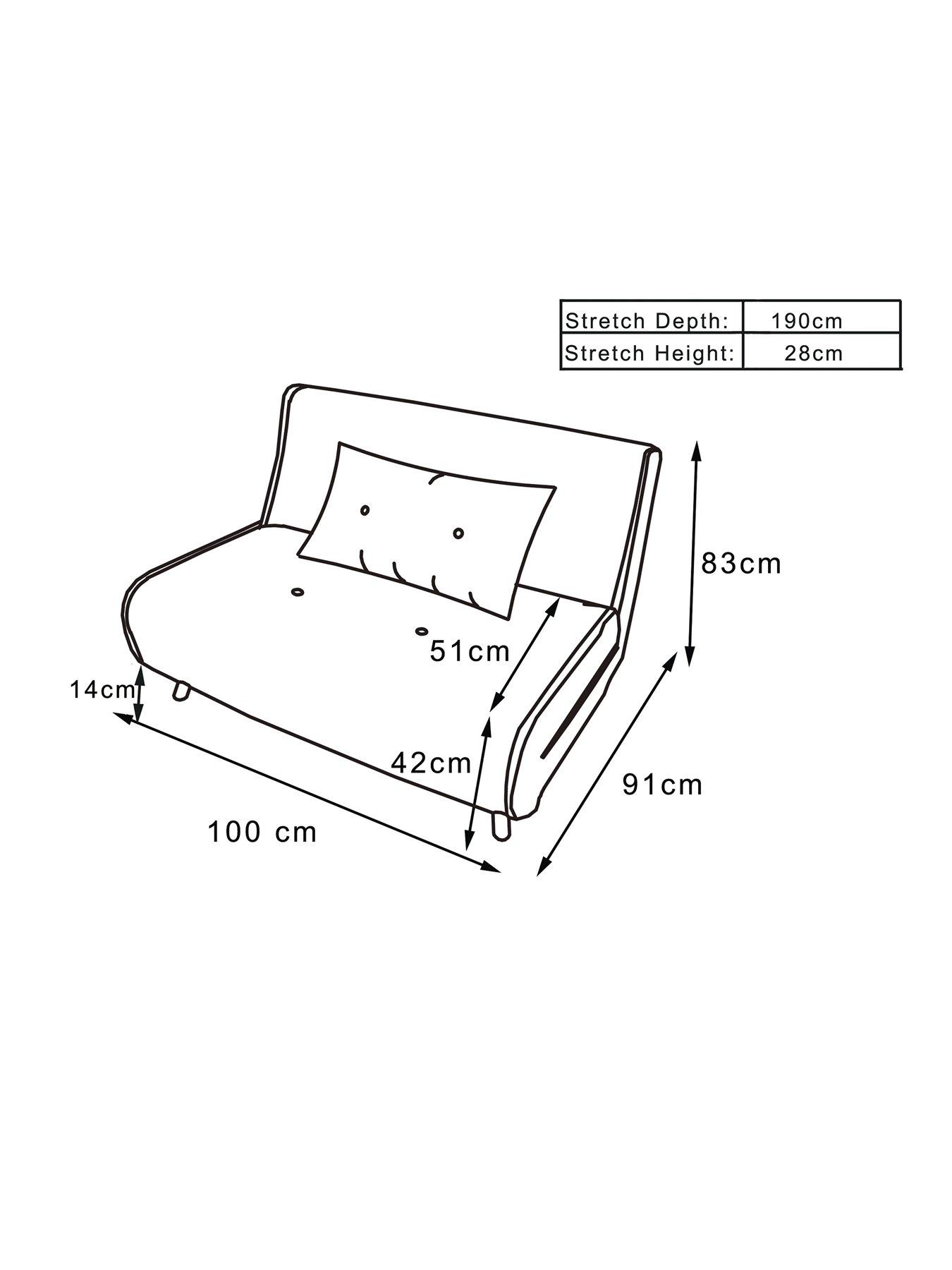 Image 6 of 7 of The Very Collection Rafael&nbsp;Fabric Sofa Bed&nbsp;- Charcoal -&nbsp;FSC&reg; Certified