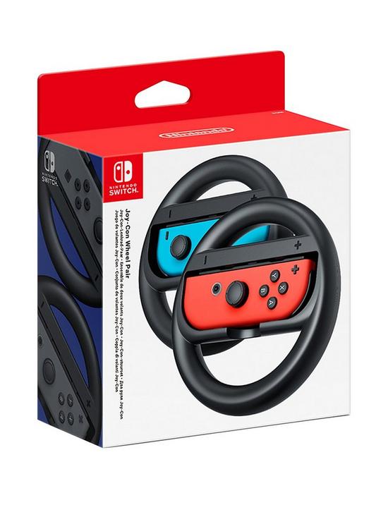 front image of nintendo-switch-joy-con-wheel-pair-wireless-perfect-accessory-for-games
