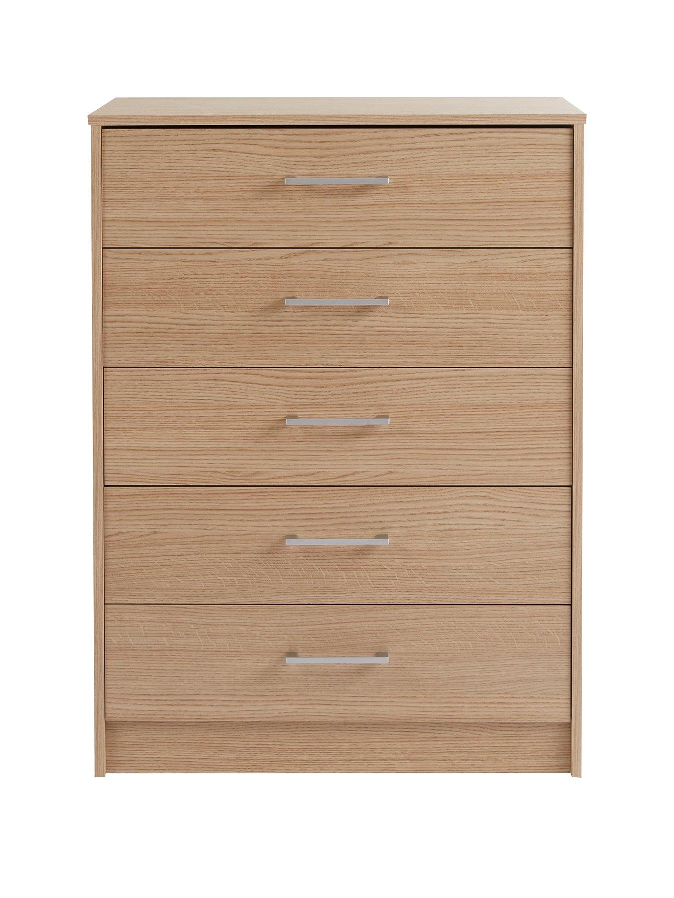 Barlow Ready Assembled 5 Drawer Chest Littlewoods Com