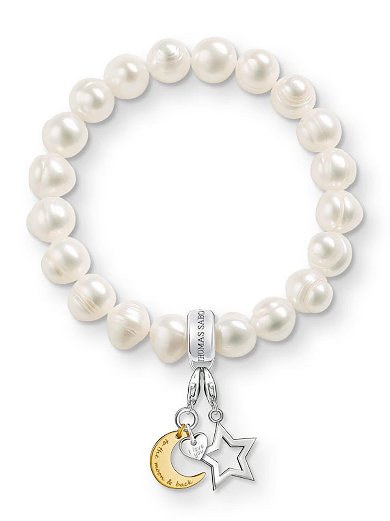 Image 3 of 3 of Thomas Sabo Sterling Silver Charm Club Love You to the Moon and Back Charm