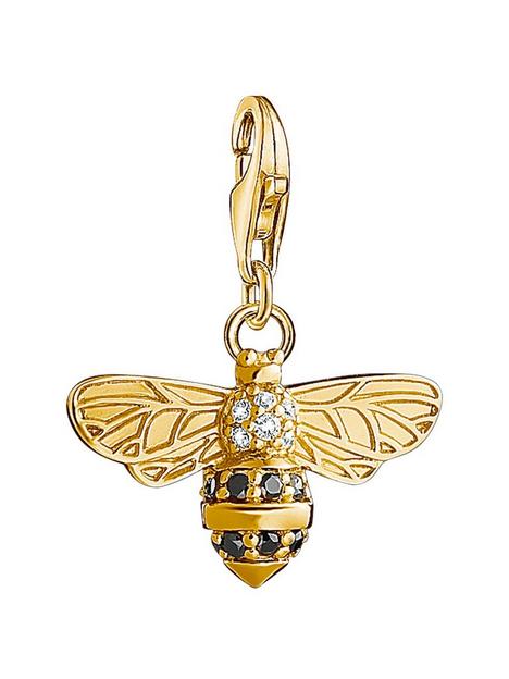 thomas-sabo-sterling-silver-charm-club-bee-charm-gorgeous-golden-sparkles-in-all-lights