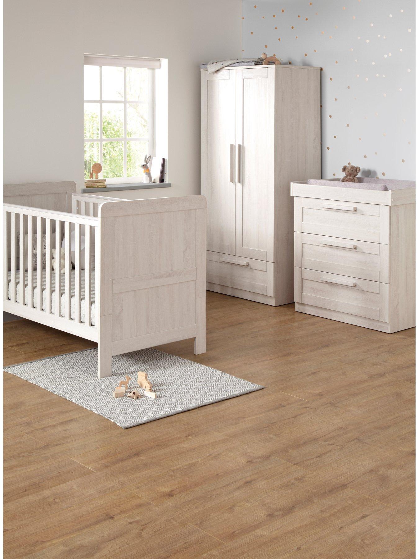 Mamas & Papas Atlas Cot Bed, Dresser  &  Wardrobe