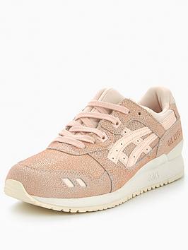 beige blush pink asics sneakers beige blush pink asics sneakers