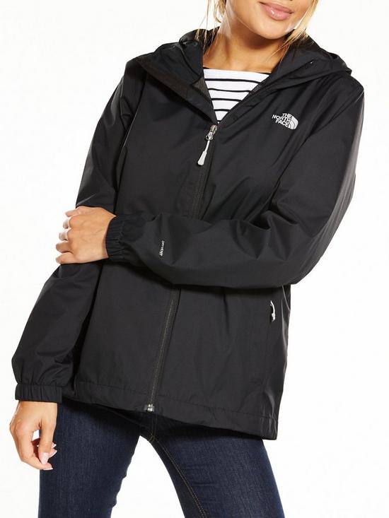 front image of the-north-face-quest-jacket-black
