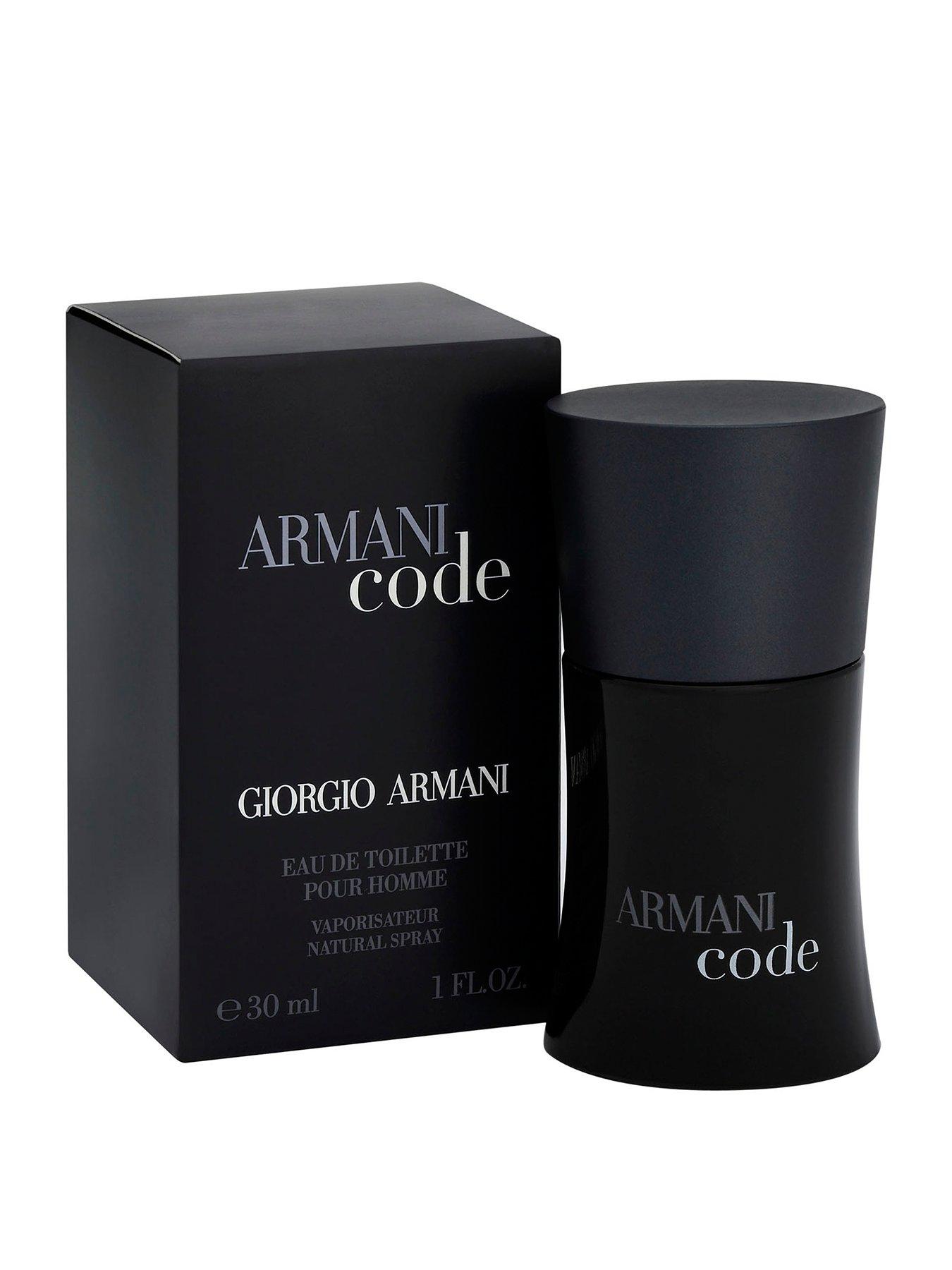 armani code black aftershave