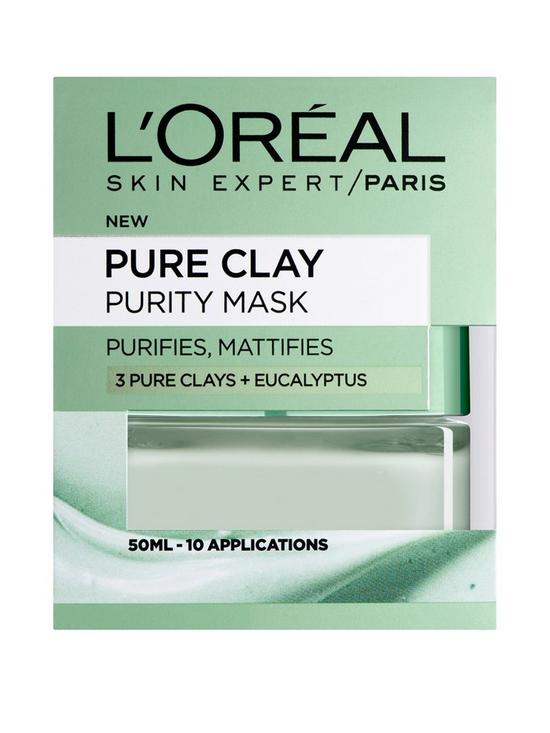 front image of loreal-paris-pure-clay-purity-mask-50ml