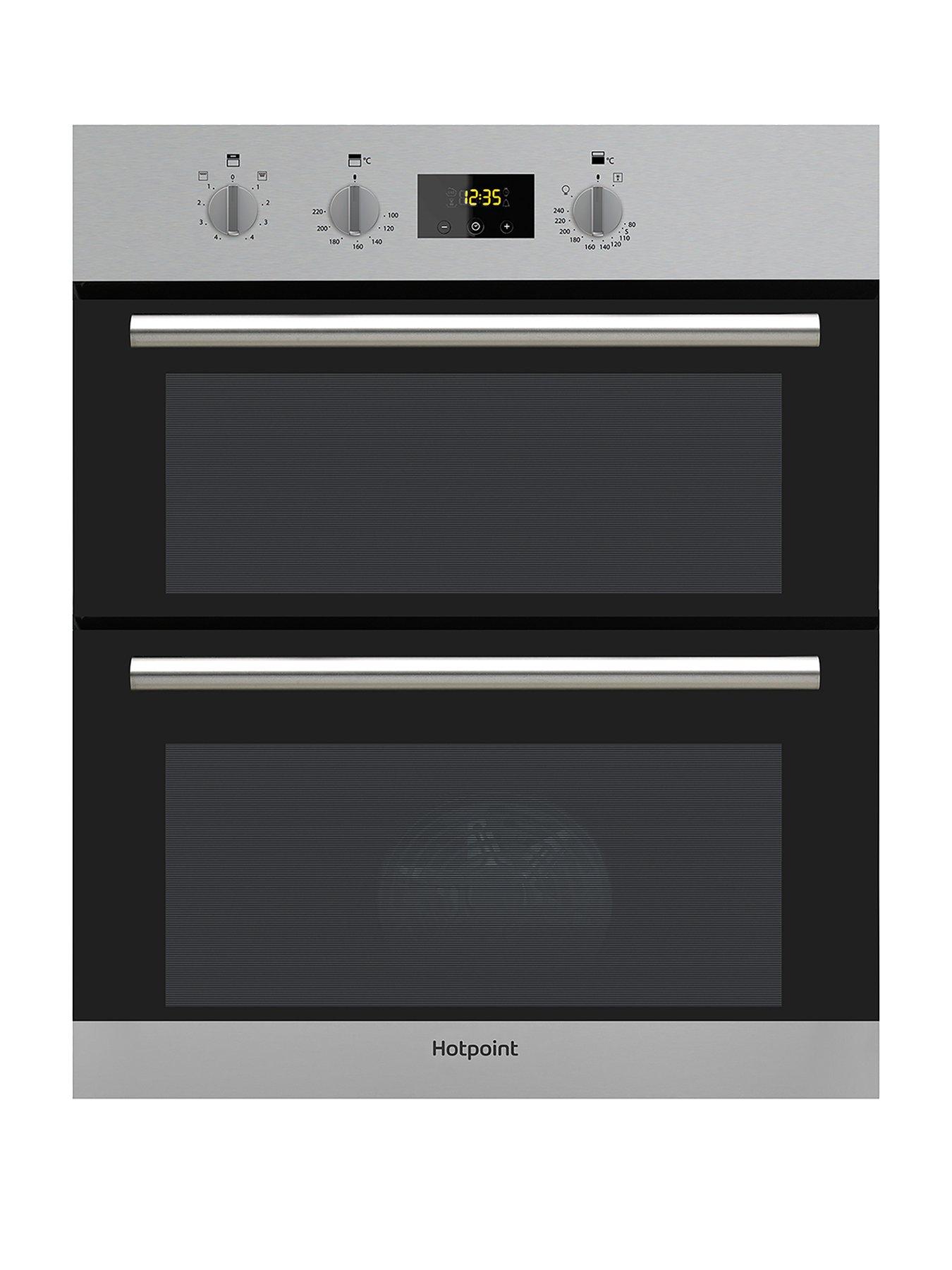 front image of hotpoint-class-2-du2540ix-60cmnbspbuilt-under-double-electric-ovennbsp--stainless-steel