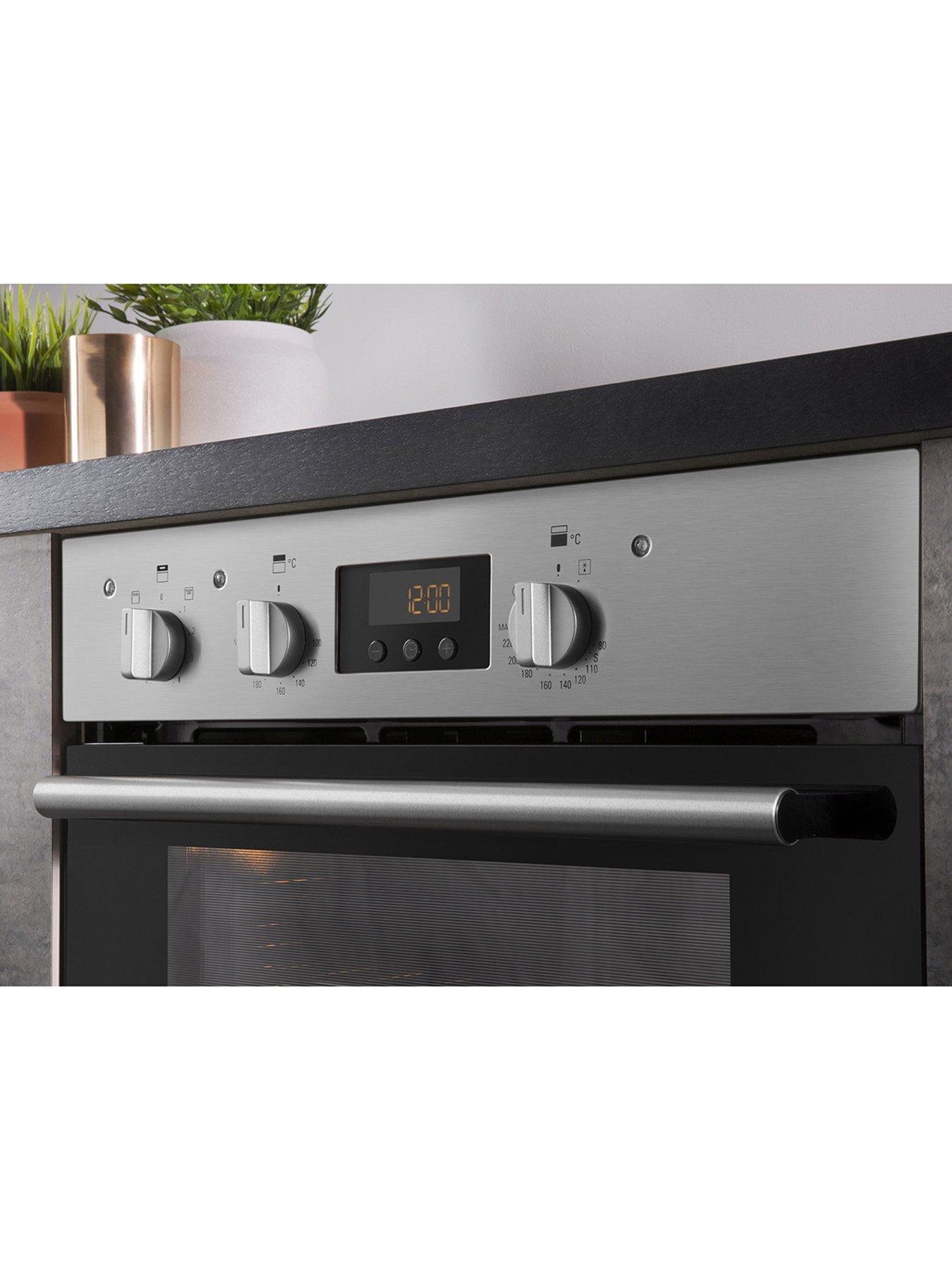  image of hotpoint-class-2-du2540ix-60cmnbspbuilt-under-double-electric-ovennbsp--stainless-steel