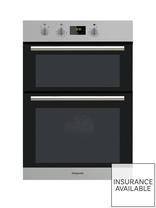 front image of hotpoint-class-2-dd2540ix-60cm-electric-built-in-double-ovennbsp--stainless-steel