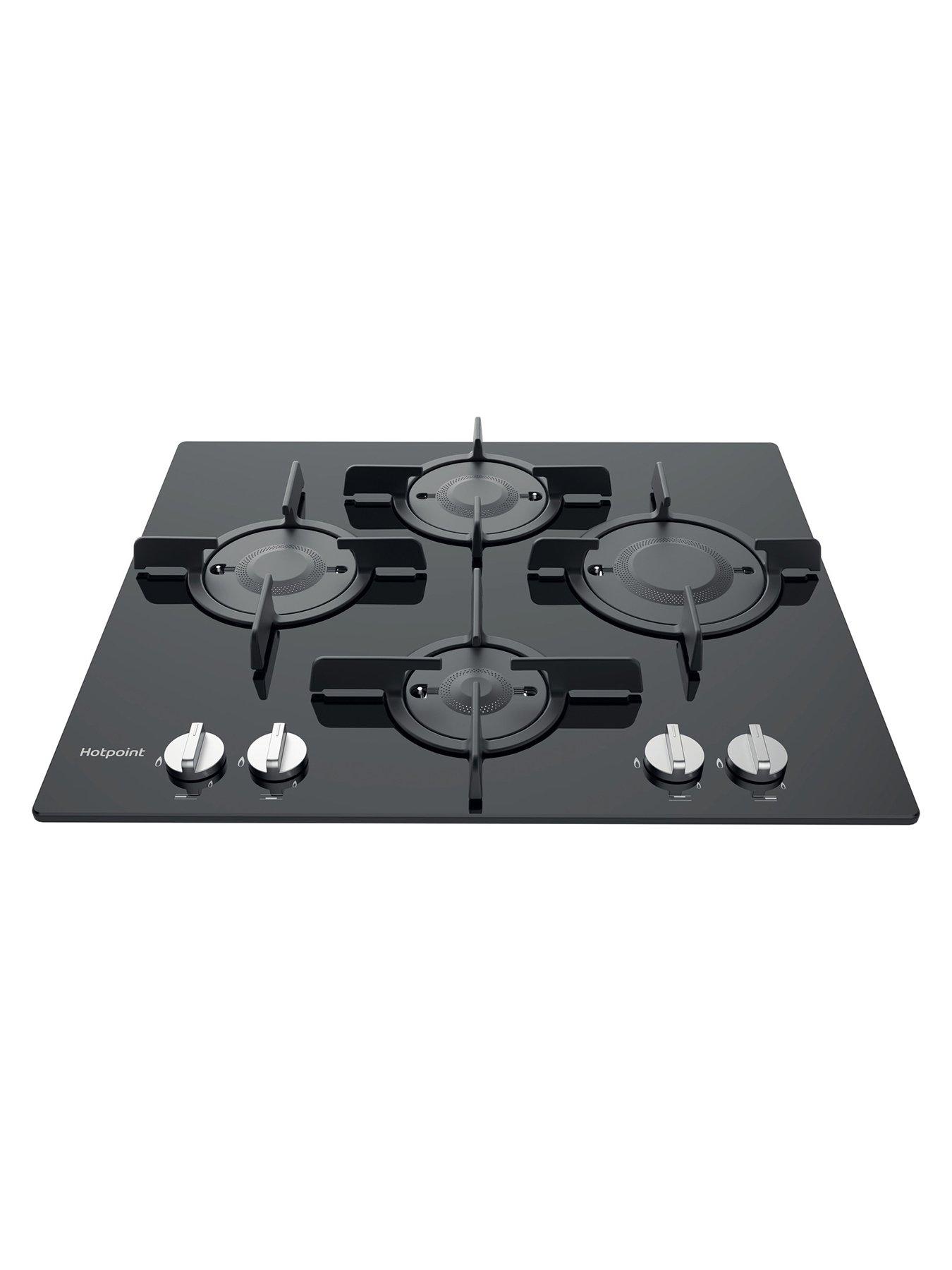 Image 2 of 8 of Hotpoint FTGHG641D/H(BK) 60cm Built-In Gas Hob with FSD&nbsp;- Black
