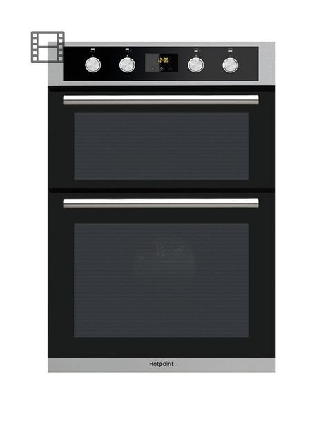 hotpoint-class-2-dd2844cix-60cmnbspbuilt-in-double-electric-oven-stainless-steelblack