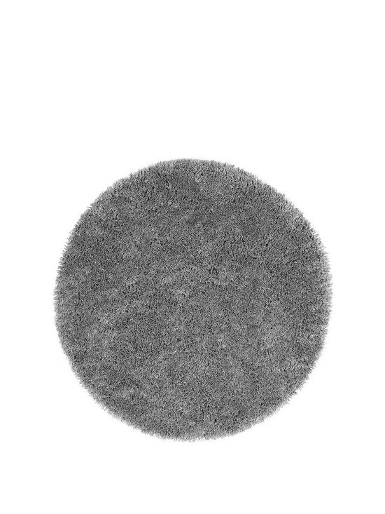front image of premium-hudson-shaggy-circular-rug