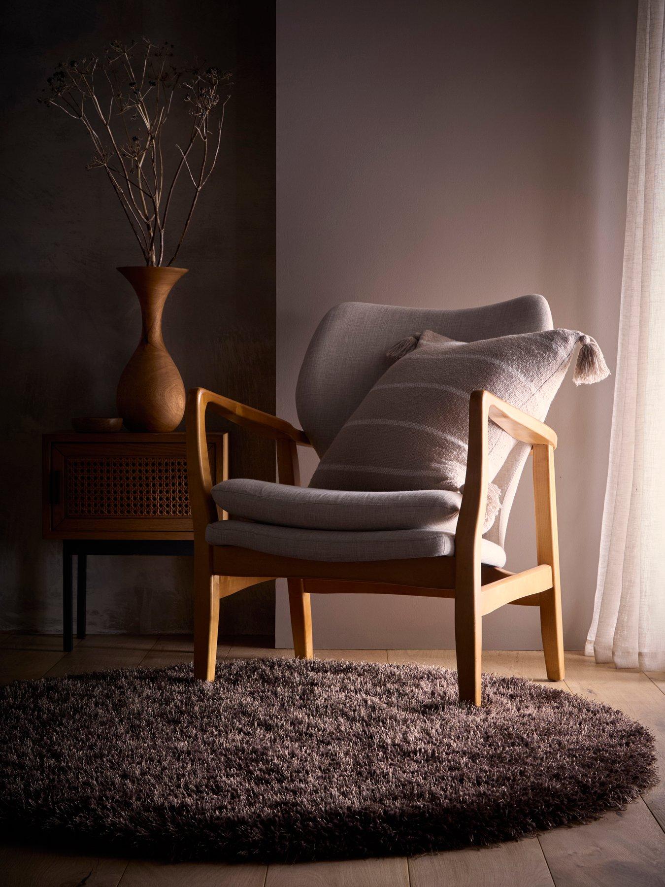 The Very Collection Premium Hudson Shaggy Circular Rug