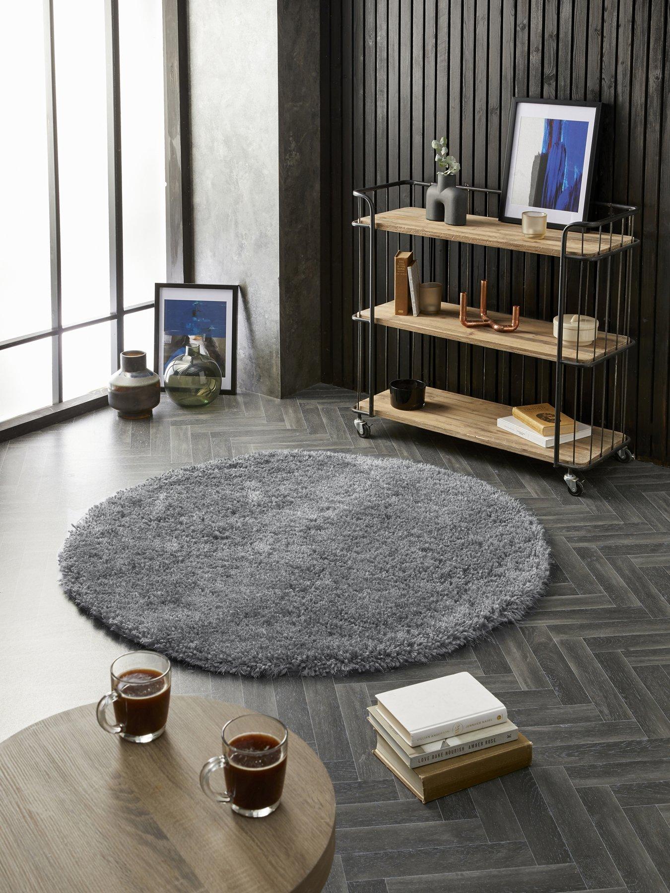 Very Home Premium Hudson Shaggy Circular Rug
