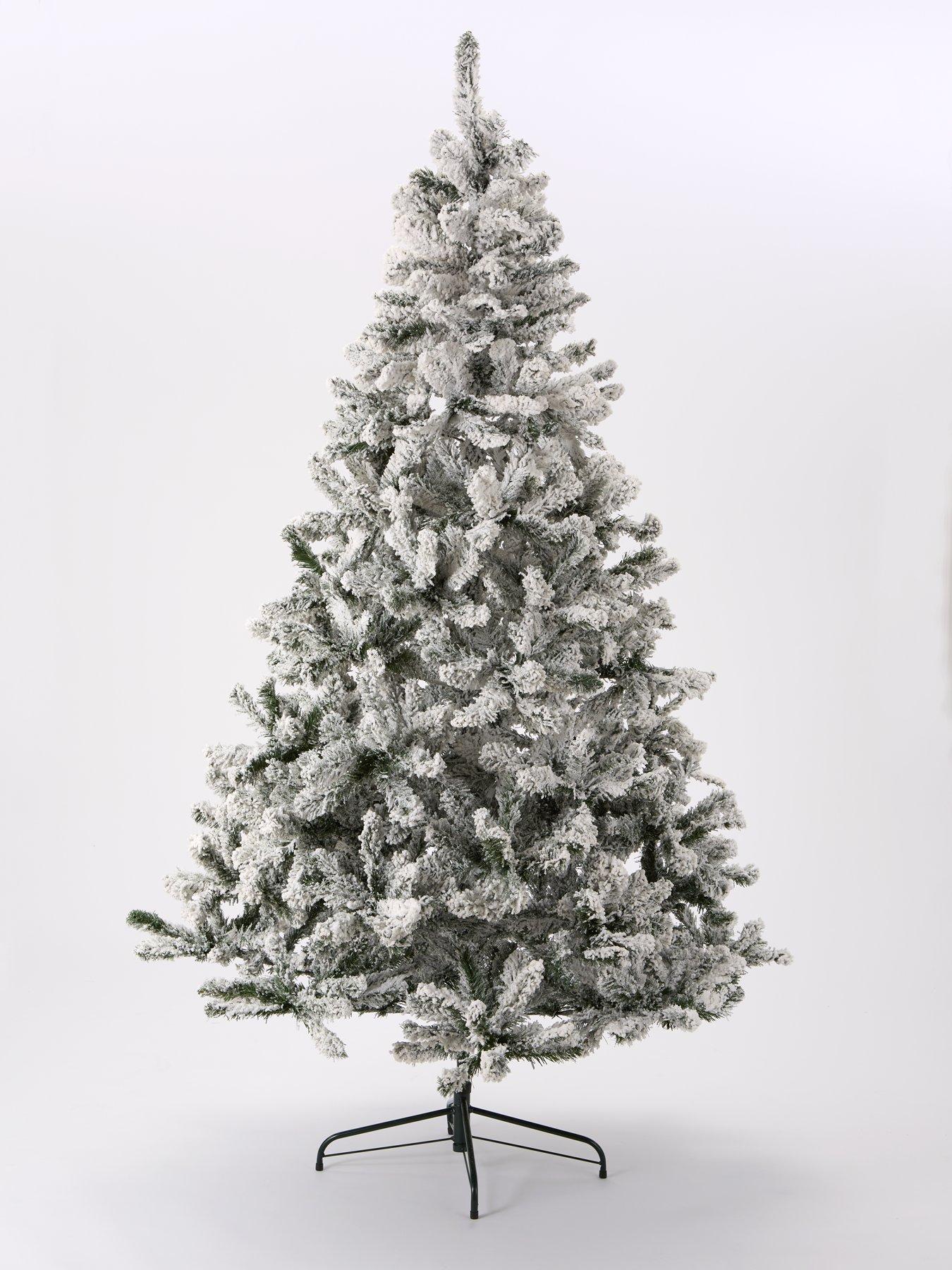 stillFront image of very-home-6ft-flocked-emperor-christmas-tree