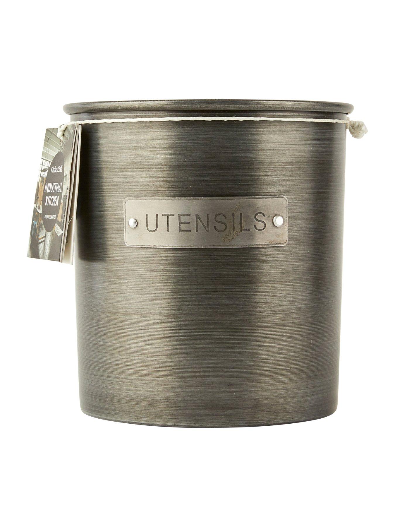 Image 4 of 5 of KitchenCraft Industrial Kitchen Metal Utensil Holder