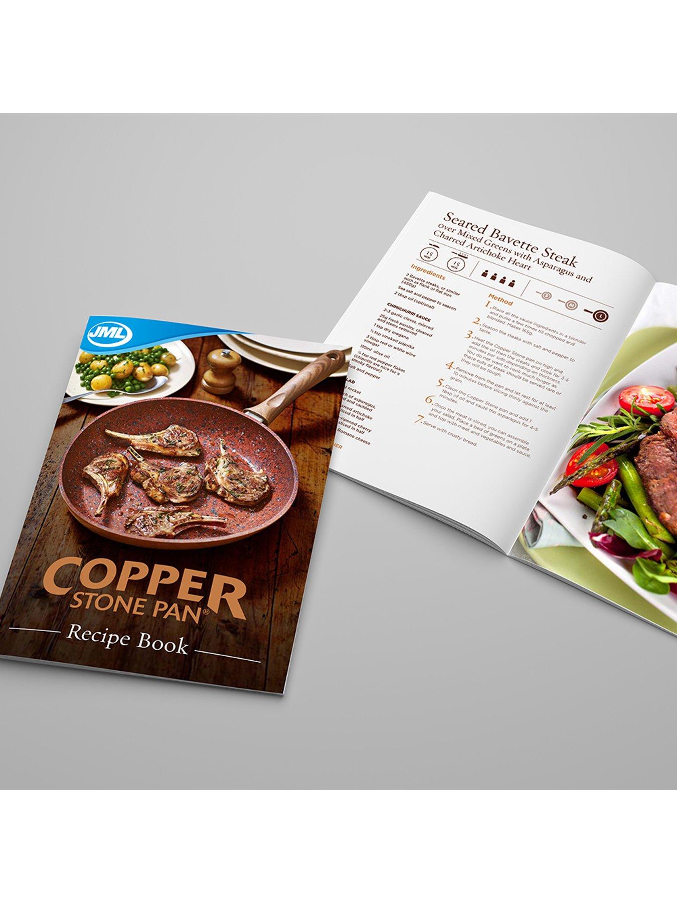 Image 6 of 7 of JML Set Of 3 Copperstone Non-Stick Pans With Free Recipe Book