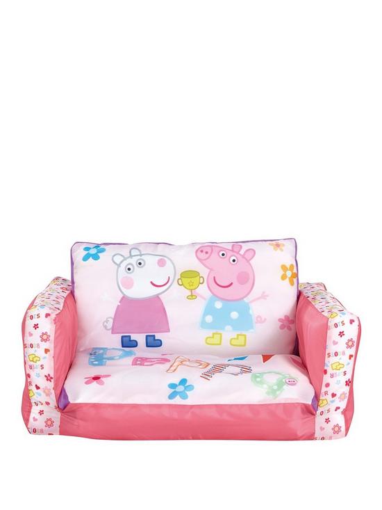 front image of peppa-pig-flip-out-mini-sofa