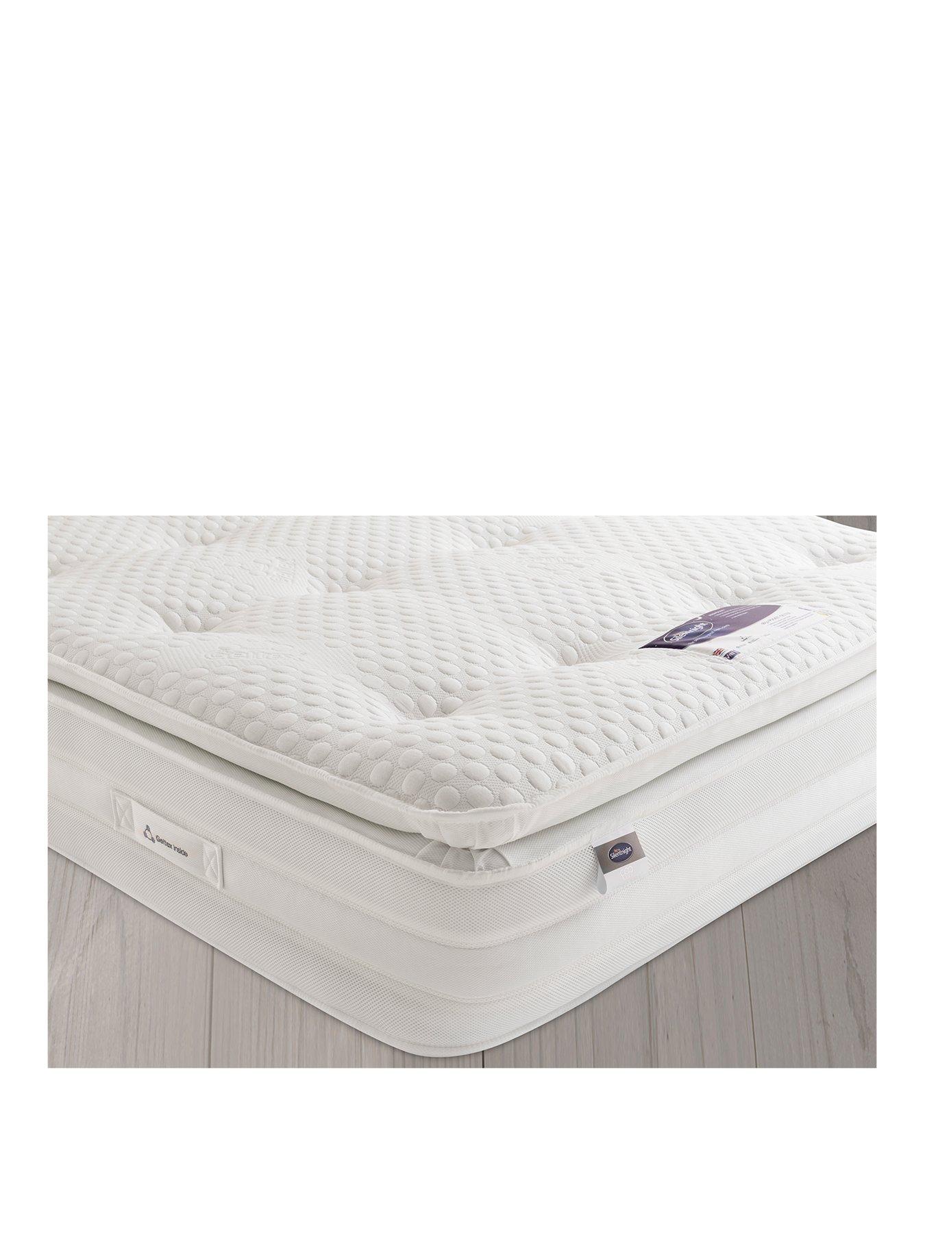 Silentnight Jasmine 2000 Geltex Pillowtop Mattress Medium Soft
