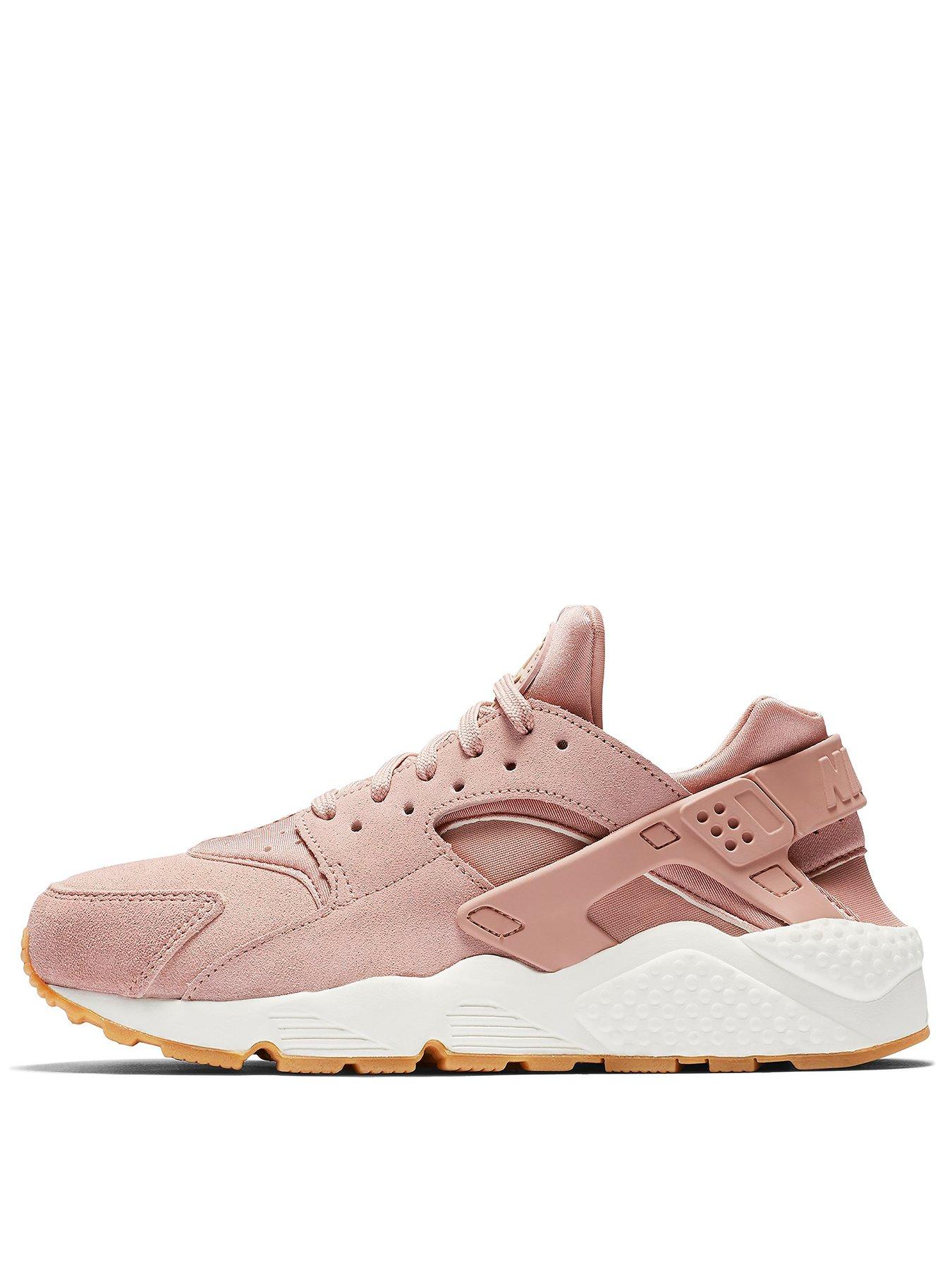 pink suede huaraches