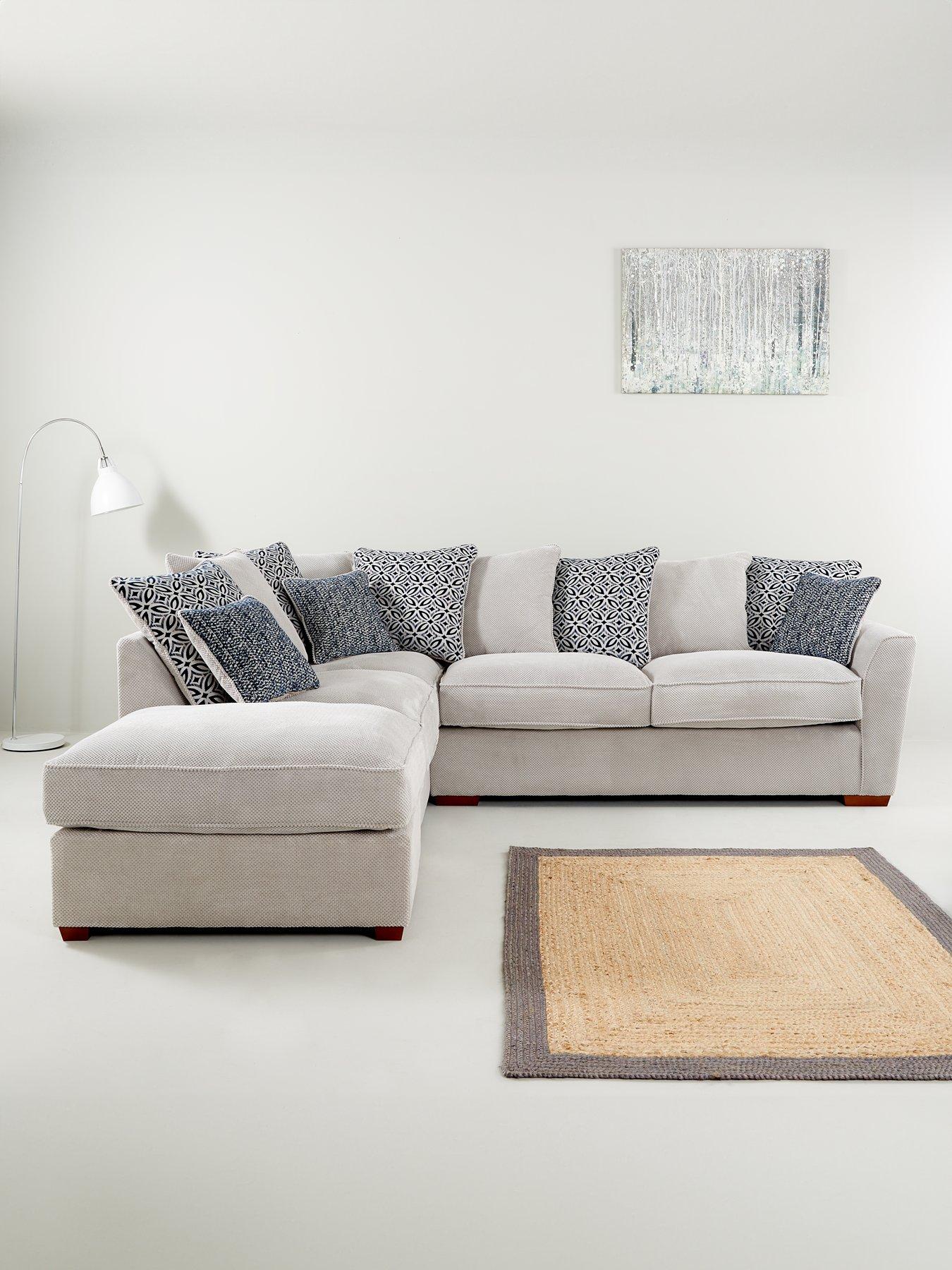 Very Home Bloom Fabric Left Hand Corner Group Sofa - Made to Order in the UK