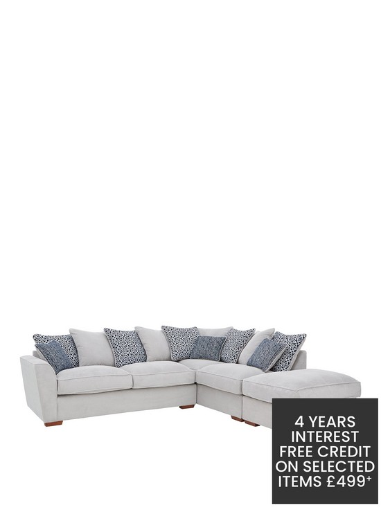stillFront image of very-home-bloom-fabric-right-hand-corner-group-sofa