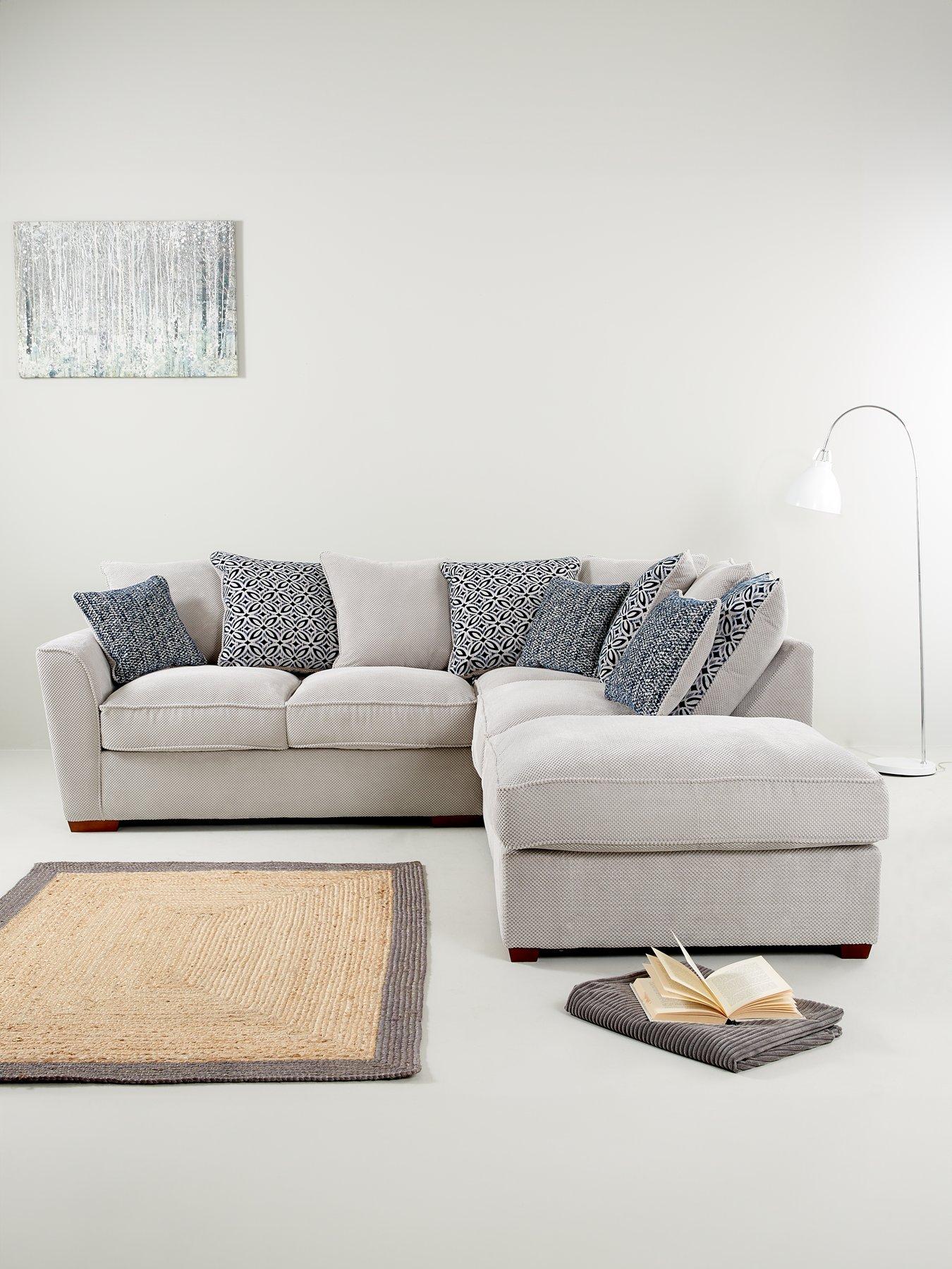 Image 1 of 4 of Very Home Bloom Fabric Right-Hand Corner Group Sofa Bed&nbsp;- Made to Order in the UK