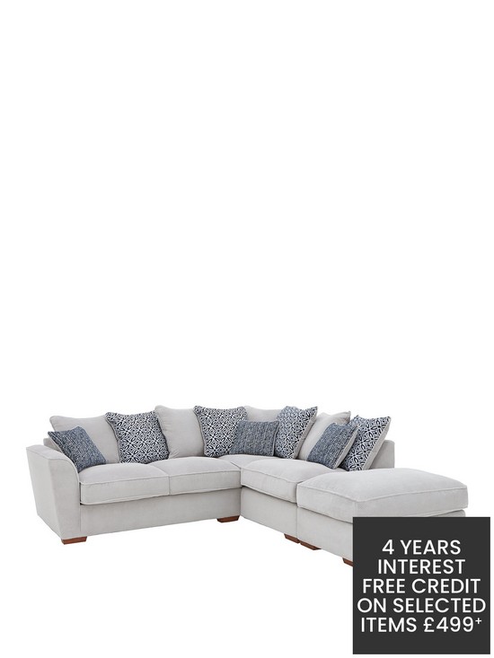 front image of bloom-fabric-right-hand-corner-group-sofa-bed