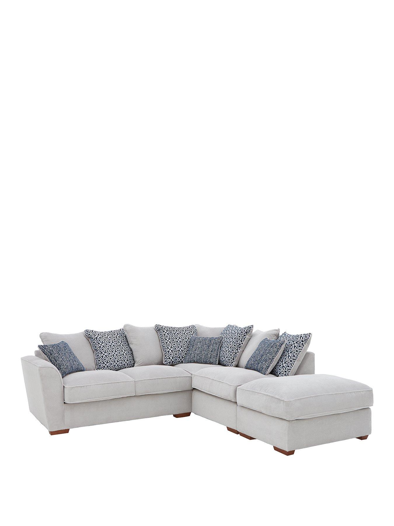  image of very-home-bloom-fabric-right-hand-corner-group-sofa-bed