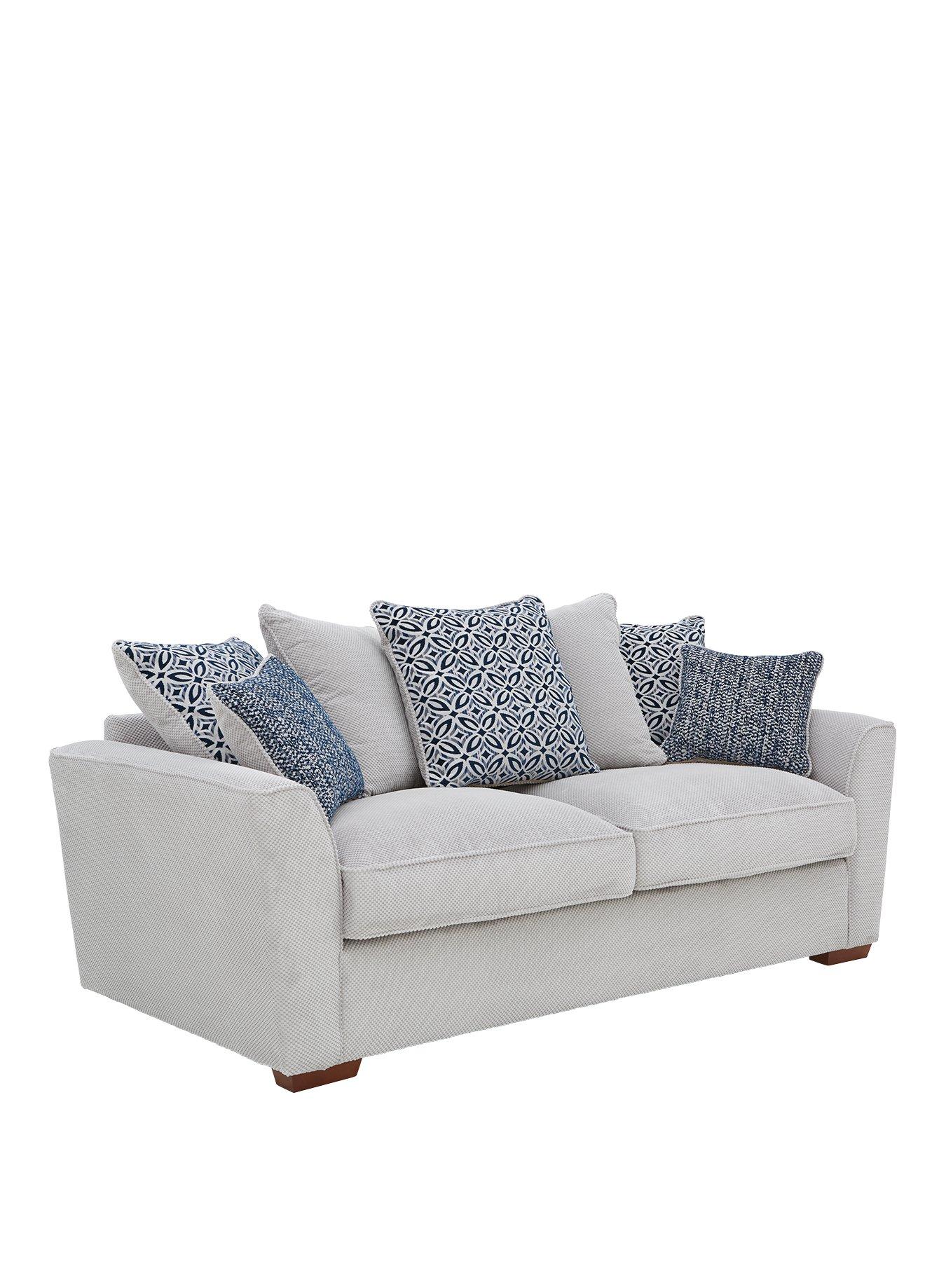  image of very-home-bloom-fabric-3nbspseater-sofa