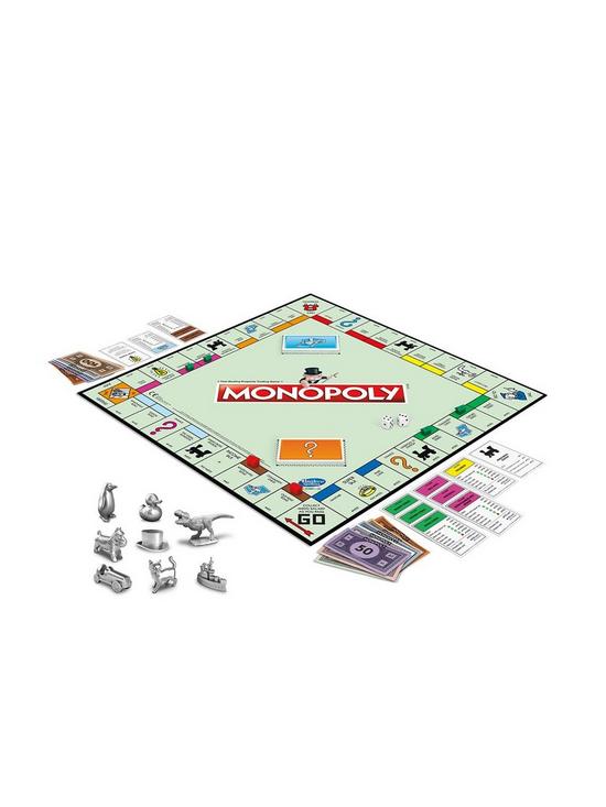stillFront image of hasbro-monopoly-classicnbspboard-game-with-new-tokens