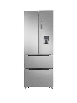 Hisense   Rf528N4Wc1 70Cm Wide Total Non Frost French Door Style Fridge Freezer With Water Dispenser - Stainless Steel Look  (Doorstep Delivery Only)